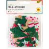 FOLIA Filz-Sticker 5270 Weihnachten 165 Teile