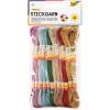 FOLIA Stickgarn 26 Stk. à 8m 23994 Metallic, 13 Farben ass.