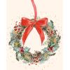 ABC Weihnachtskarten A6 18156 Zweigenkranz 6 Stück