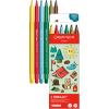 CARAN D'ACHE Fasermaler Fibralo Kawaii 185.804 Swiss Mountain 6 Stück