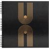 EXACOMPTA Spiralalbum Graphik 32x32cm 16848E Schwarz 60 Seiten