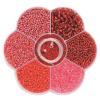 GLOREX Perlen Mix 61631011 rot assortiert