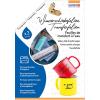 GLOREX Wasserschiebefolie A4 61241700 Laser Drucker 3 Blatt