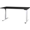 CONTINI Bürotisch ET225E 160x80cm 109889 schwarz/weiss