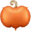 PARTYDECO Folienballon 62x59cm FB306 Kürbis