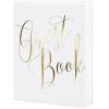 PARTYDECO Gästebuch 20x24.5cm KWAP58-008 weiss-gold 44 Seiten