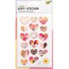FOLIA Soft-Sticker 19303 Pastel 2 Blatt/33 Stück