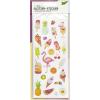 FOLIA Glitzer-Sticker 1414 Exotic 5 Blatt/128 Stück