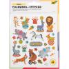 FOLIA Charming-Sticker 18201 Circus 2 Blatt/49 Stück