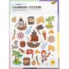 FOLIA Charming-Sticker 18202 Pirates 2 Blatt/45 Stück