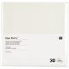 RICO DESIGN Faltblätter Origami 15x15cm 302620 Offwhite, Extra Light 30 Blatt