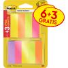 POST-IT Index Paper 15x50mm 670-P6+3 5 -farbig ass. 9x100 Blatt
