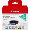 CANON Multipack Tinte PGBK/CMY/BK/GY PGCL550/1 PIXMA MG6350 15/7ml