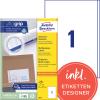 AVERY ZWECKFORM Etiketten 200x297mm 3418 weiss 100 Stk./100 Blatt