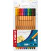 STABILO Fineliner Point 88 0.4mm 88/10 10 Farben ass.