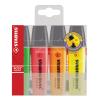 STABILO Boss Leuchtmarker Original 70/4 4 Farben ass.
