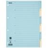 BIELLA Kartonregister 210g A4 46244600U blau/gelb 1-6