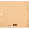 BIELLA Kartonregister A4 1/2 H. 19442400U braun A-Z 24-teilig