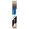 PILOT Mine FriXion Refill BLS-FR7-B-S3 schwarz, 3er Set