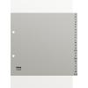 KOLMA Register PP KolmaFl. A4 1/2 H. 18.249.03 grau A-Z 24-teilig