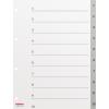 KOLMA Register LongLife A4 19.114.03 grau 1-10