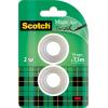 SCOTCH Magic Tape 810 19mmx7,5m 8-1975R2 transparent 2 Rollen