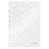 LEITZ Notizbuch WOW A5 46281001 kariert, 90g perl weiss