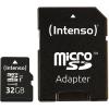 INTENSO Micro SDHC Card PREMIUM 32GB 3423480 with adapter, UHS-1