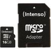 INTENSO Micro SDHC Card PREMIUM 16GB 3423470 with adapter, UHS-I