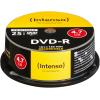INTENSO DVD-R Cake Box 4.7 GB 4801154 16x Printable 25 Pcs