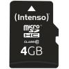 INTENSO micro SDHC Card Class 10 4GB 3413450