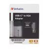 VERBATIM USB-C to VGA Adapter 49145 USB 3.1 / VGA 10cm CABLE