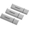 INTENSO USB-Stick Alu Line 3x 32GB 3521483 USB 2.0 silver