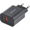 INTENSO Power Adapter W30AC Charger 7803010 30W, USB-A & USB-C black