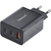 INTENSO Power Charger 65W GaN black 7806510 65W, 2 x USB-C 1 x USB-A