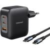 INTENSO Power Adapter W110ACC Charger 7810010 100W, 2x USB-C, 1x USB-A