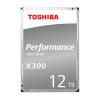 TOSHIBA HDD X300 High Performance 12TB HDWR21CEZSTA internal, SATA 3.5 inch
