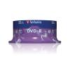 VERBATIM DVD+R Spindle 4.7GB 43500 1-16x 25 Pcs