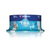 VERBATIM CD-R Spindle 80MIN/700MB 43439 52x fullprint m.L. 25 Pcs