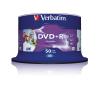 VERBATIM DVD+R Spindle 4.7GB 43512 1-16x print wide 50 Pcs