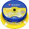 VERBATIM DVD+RW Spindle 4.7GB 43489 4x 25 Pcs