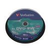 VERBATIM DVD-RW Spindle 4.7GB 43552 1-4x 10 Pcs