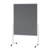 MAGNETOPLAN Moderatorentafel Filz grau 2111101 starr 1200x1500mm