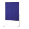 MAGNETOPLAN Moderatorentafel Filz blau 2111103 starr 1200x1500mm