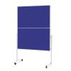 MAGNETOPLAN Moderatorentafel Filz blau 2111303 klappbar 1200x1500mm