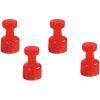 MAGNETOPLAN magnet. Memohalter 18x11mm 1666118 rot 4 Stk.