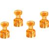 MAGNETOPLAN magnet. Memohalter 18x11mm 1666144 orange 4 Stk.