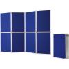 MAGNETOPLAN Präsentationswand 8-teilig 1101016 Filz, faltbar 8x600x900mm