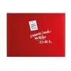 MAGNETOPLAN Design-Glasboard 800x600mm 13403006 rot, magnetisch