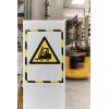 MAGNETOPLAN Magnetrahmen magnetofix A4 1131442 SAFETY, gelb/schwarz 5 Stück
